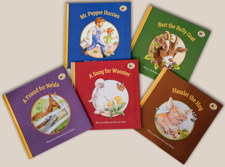 five books in the Happy Day Farm Series